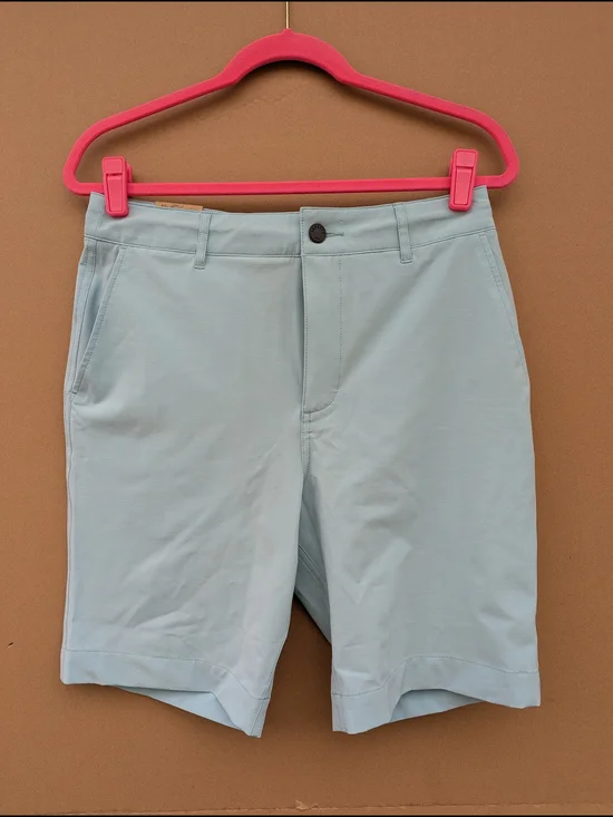 Faherty All Day Shorts 29 Seafoam Blue Green 9