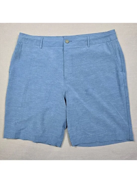 Faherty All Day Shorts Mens 35 Blue 9