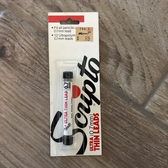Scripto Thin 0.7mm Leads Pack of 12 No. F379 (NOS) Fits Sheaffer‎ Parker Cross