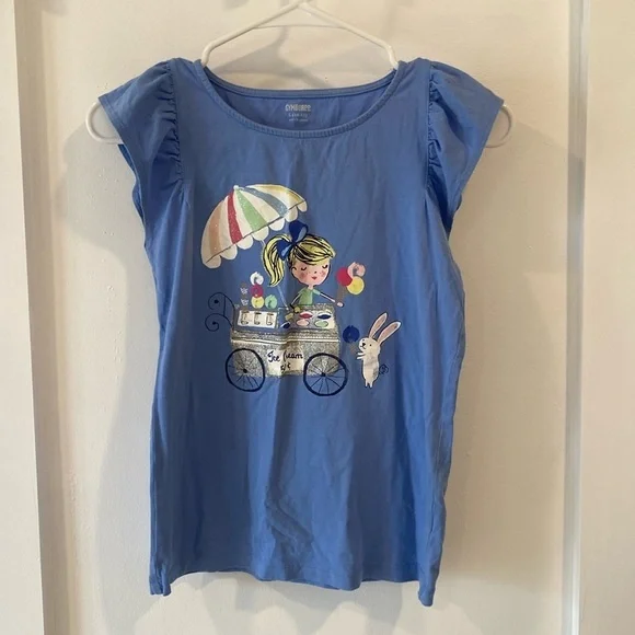 Gymboree girls cap sleeve top