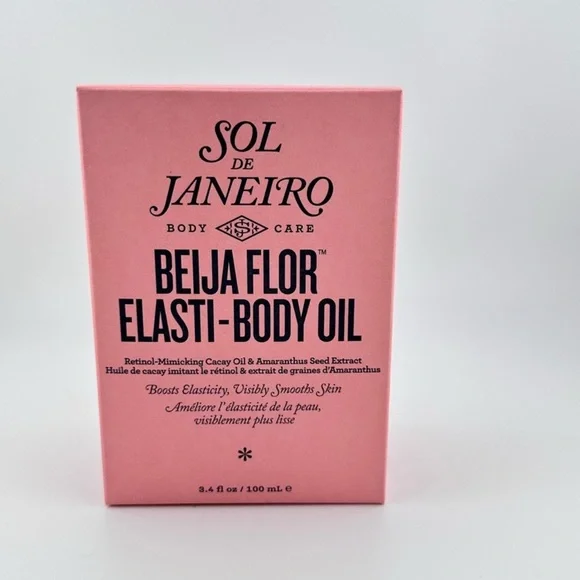 🆕 SOL DE JANEIRO Beija Flor Elasti-Body Oil in Cheirosa 68 Full Size & Sealed