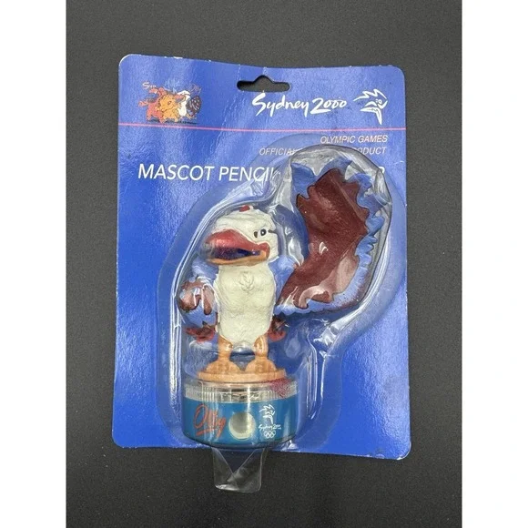 Sydney 2000 Olympic Games Olly Mascot‎ Pencil Topper Sharpener – New Sealed