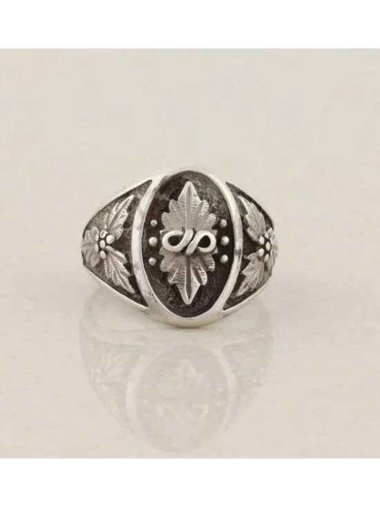 Men's Sterling Silver Black Hills Ring Size 9 1/2