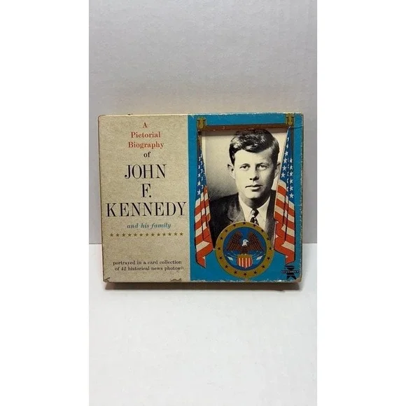 A Pictorial Biography of John F. Kennedy & His Family 42 Cards