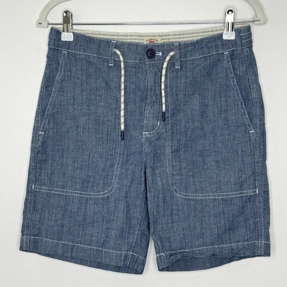 Faherty Cargo pocket shorts Mens‎ Size 28 Indigo Dyed