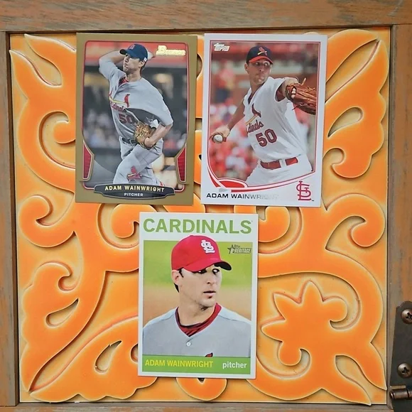 Topps Adam Wainwright Saint Louis Cardinals #125/50/59 3 Pack