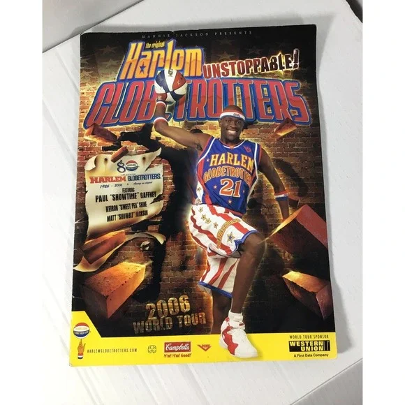 Harlem Globetrotters 2006 World Tour Program Unstoppable