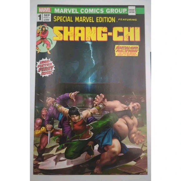 Shang-Chi #1‎ Derrick Chew Variant COA #779/1000 The Comic Mint Exclusive NM