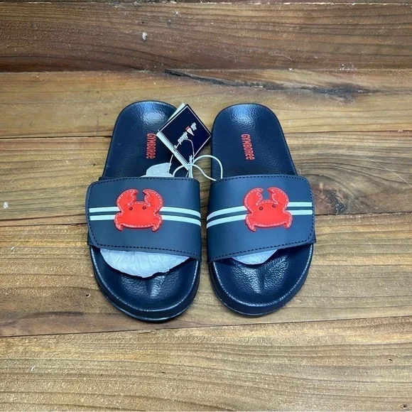 Gymboree Hook and Loop Sandals NWT Sz12 Krabby Summer Fun