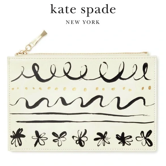 Kate Spade Pencil Pouch in Daisy Place