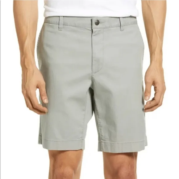 Faherty Island Life Organic Cotton Blend Shorts Mens Size 42 Grey NWT
