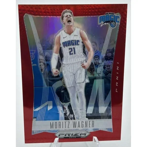 2023-24 Prizm‎ Deca Moritz Wagner Orlando Magic Red Prizm 113/199