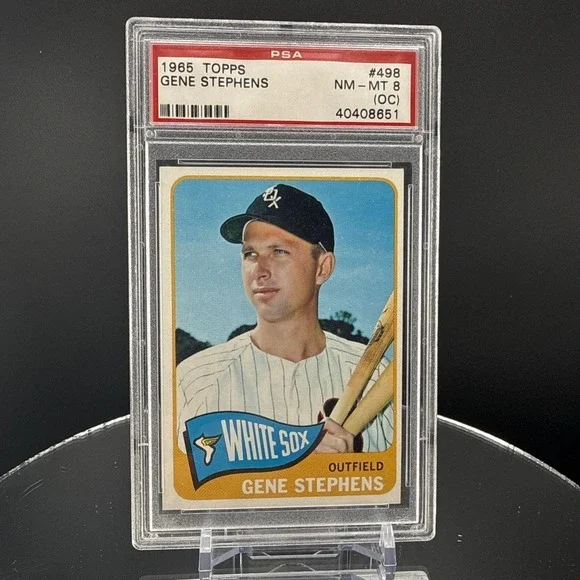 1965 Topps Gene Stephens #498 *White Sox* PSA 8 NM-MT