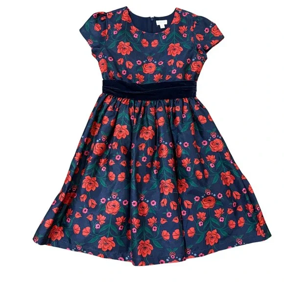 Gymboree Rose Print Formal Dress size 8