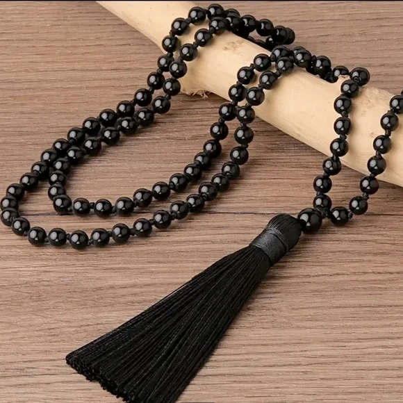 Black Onyx Meditation Mala