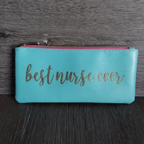 Best Nurse Ever Blue Pouch Pencil Case