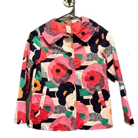 Gymboree size medium (7-8) girls floral jacket