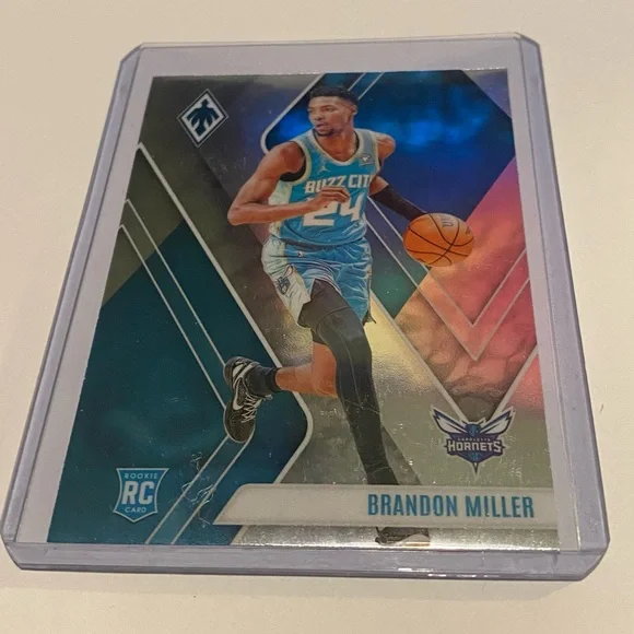Brandon Miller RC Rookie 2023-24 Phoenix Panini Basketball Card # 273 Hornets