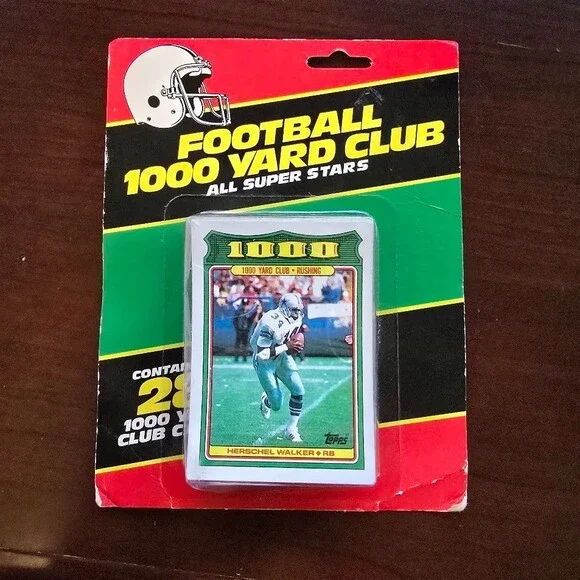 VTG 1000 Yard Club NFL Pro Football Card Collect Special Rare Unopened