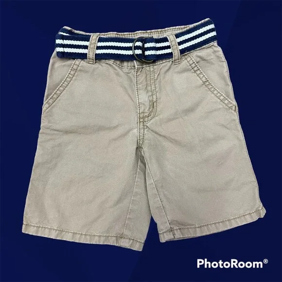 Gymboree Toddler Boys 3T Dark Khaki Shorts W/Adjustable Waist
