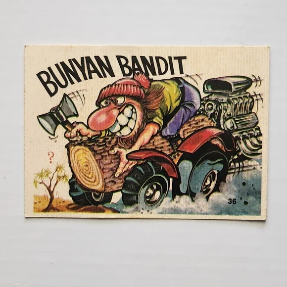 🪓 Vintage 1973 Donruss Odd Rod All Stars - 