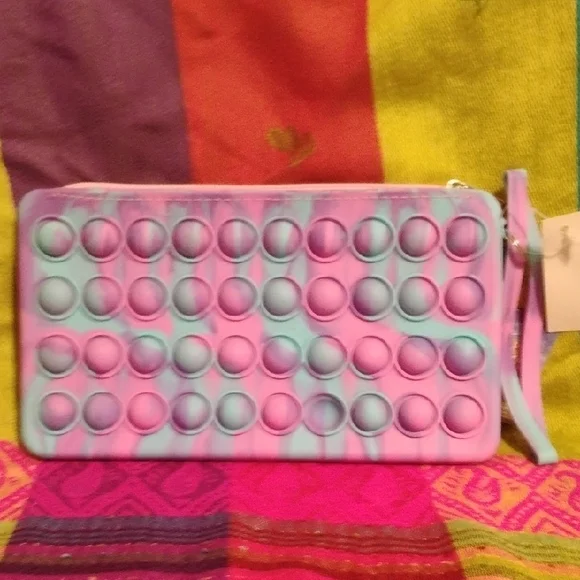 Colorful Pop Bubble Pencil Case