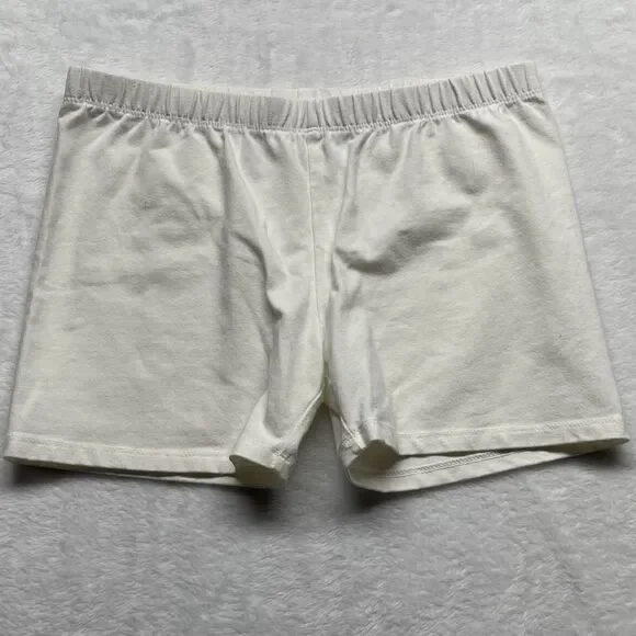 Gymboree Cartwheel Bike Shorts Girl’s Off White Sz XL