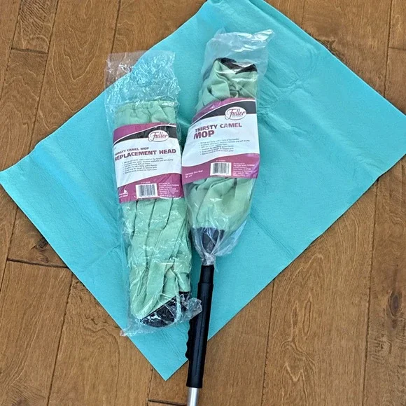 Fuller Brush Thirsty‎ Camel Mop Set New Discontinued Head Shammy