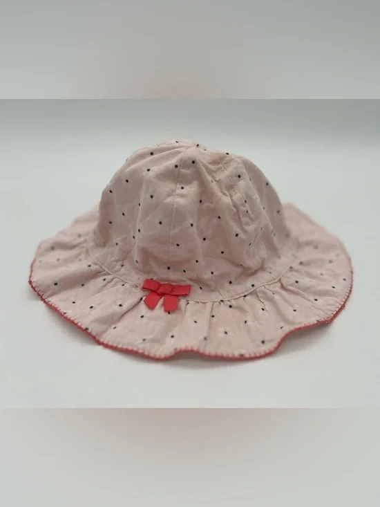 Baby Girl Gymboree Pink Polka Dot Hat 18-24 Months