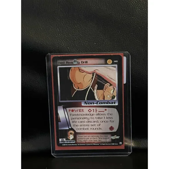 Red Reading Drill - 140 - Limited Edition Saiyan Saga Dragon Ball Z Moderately P