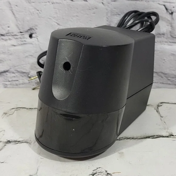 Boston Electric Pencil Sharpener Desktop Model 21 Black‎ Made In USA Tested