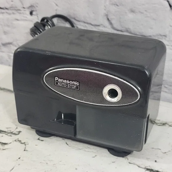 Panasonic Electric Pencil Sharpener Auto Stop KP-310 Tested Working