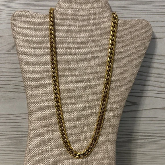 Rokc&co Stainless Steel Men's Necklace Gold Tone 24