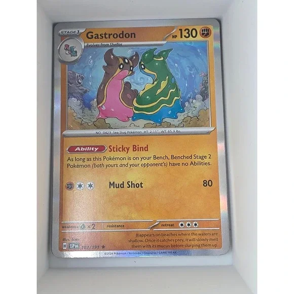 Gastrodon 107/191 Rare Surging Sparks Pokemon Reverse Holo Near Mint
