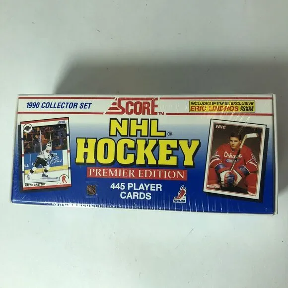 Score Cards NHL Hockey Collector Set 1990 Factory‎ Sealed 445 Lindros Premier D3