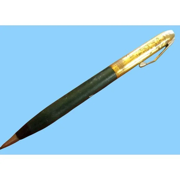vintage wearever green/Goldtone Relic Patina Working mechanical lead pencil