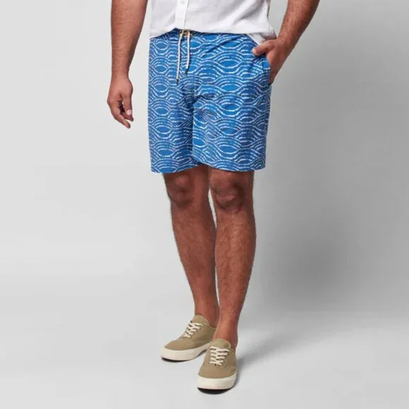 Faherty Classic Boardshorts in Wave Dye Navy NWOT Size 32
