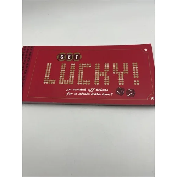New Vintage Hallmark Get Lucky Scratch Off Booklet For Couples Sexy Gift To Win