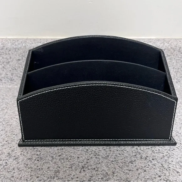 Black Leather Organizer