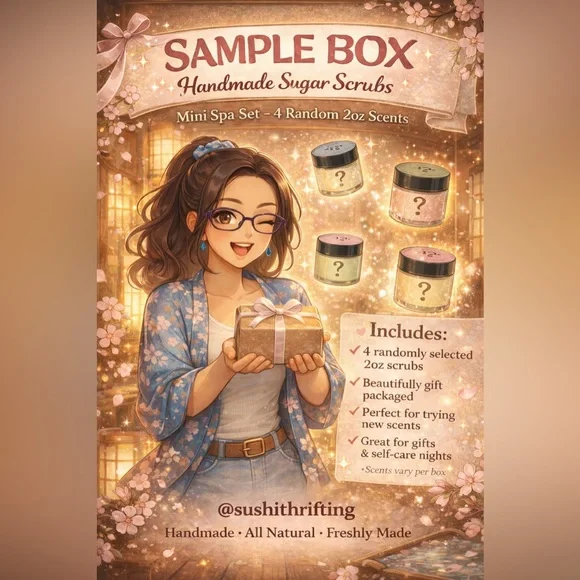 Sample Box-Handmade Sugar Scrubs