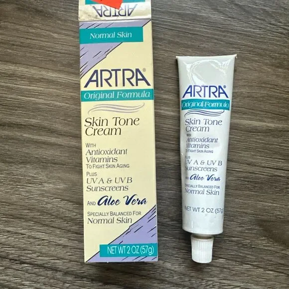 Artra Original Formula Skin Tone Cream NORMAL Skin UVA UVB Aloe Vera 2 oz NEW
