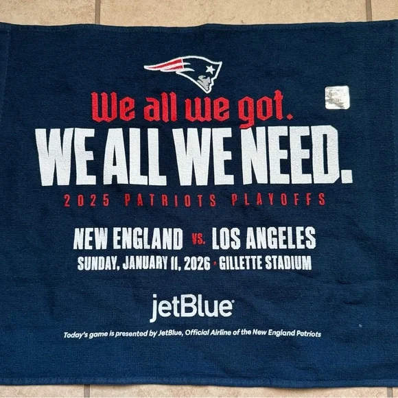 New England Patriots Navy Blue Towel