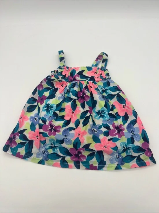 Gymboree Baby Girl Multicolor Floral Sleeveless Dress 18-24 Months