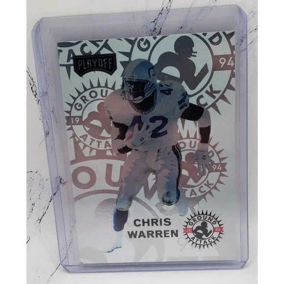 1994 Playoff Ground Attack Chris Warren Seattle Seahawks #258