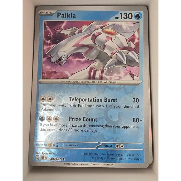 Palkia 040/182 Rare Paradox Rift Pokemon Reverse Holo Near Mint