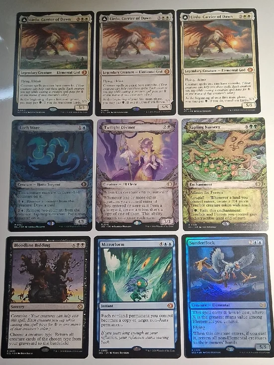 Magic The Gathering ECL Rare And Mythic Foil 17 Card Lot