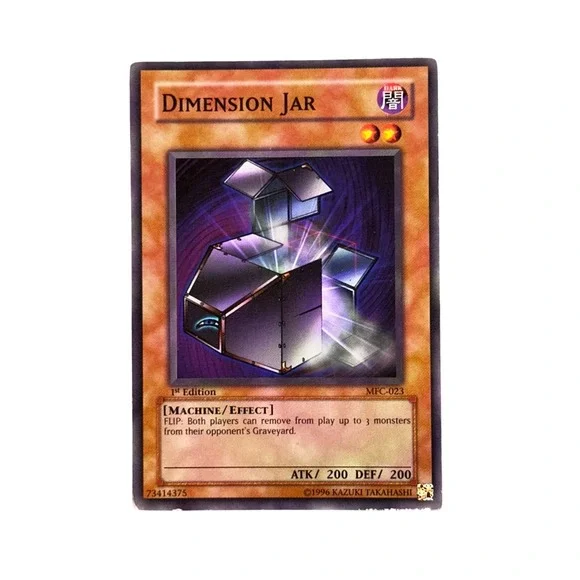 Yu-Gi-Oh Trading Card Dimension Jar MFC-023 1st Edition Common Magicians Force