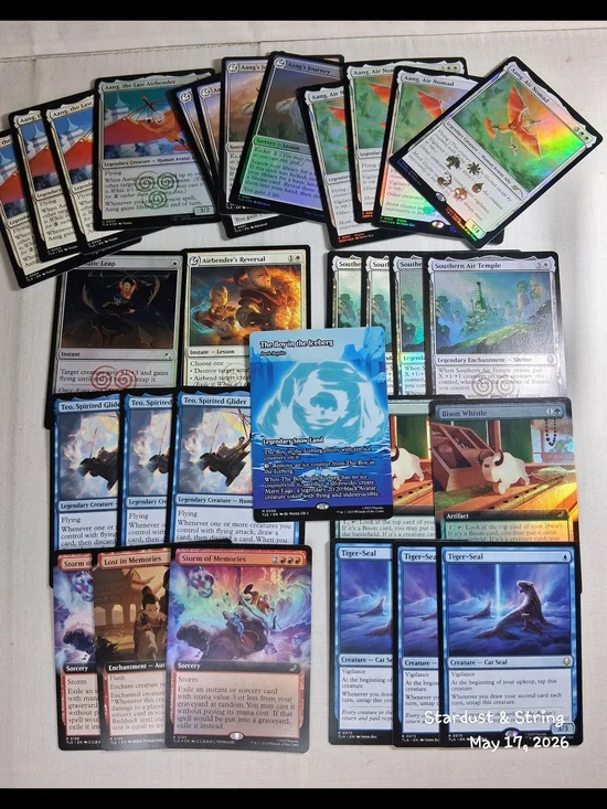 Avatar The Last Airbender MTG Book 1 Early Journey Card Lot 30 Count