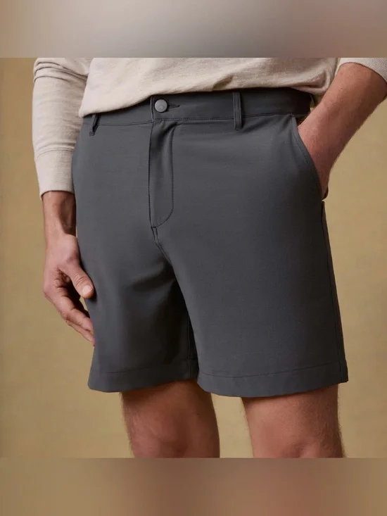 Faherty Brand All Day 2.0 Shorts Khaki Light Men's 32 w/ 7