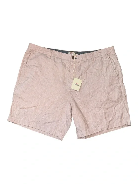 Faherty Brand Pink Linen Blend Shorts Men's Size 40 NWT original 128
